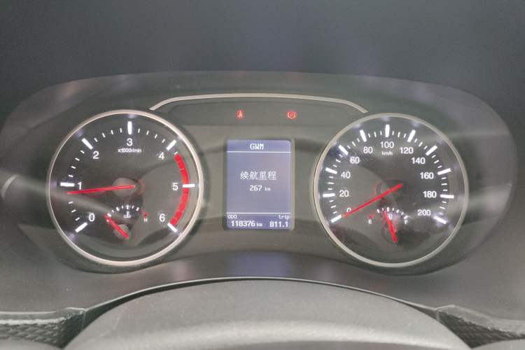 Used Great Wall Wingle 5 2017 2.0T European Version Diesel Two-Wheel Drive Advanced Large Double-Cab GW4D20E Instrument Cluster