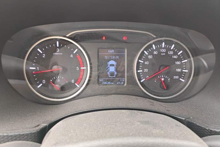 Used Great Wall Wingle 5 2020 2.0T Diesel Two-Wheel-Drive Elite Version Big Double Cab China VI Standard GW4D20M Instrument Cluster