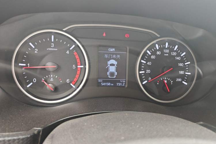 Used Great Wall Wingle 5 2020 2.0T Diesel Two-Wheel-Drive Elite Version Big Double Cab China VI Standard GW4D20M Instrument Cluster