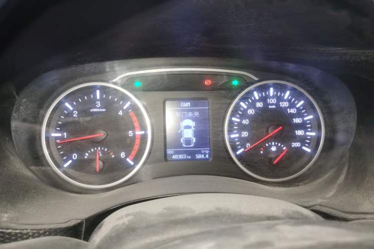 Used Great Wall Wingle 5 2020 2.0T Diesel Two-Wheel-Drive Elite Version Big Double Cab China VI Standard GW4D20M Instrument Cluster