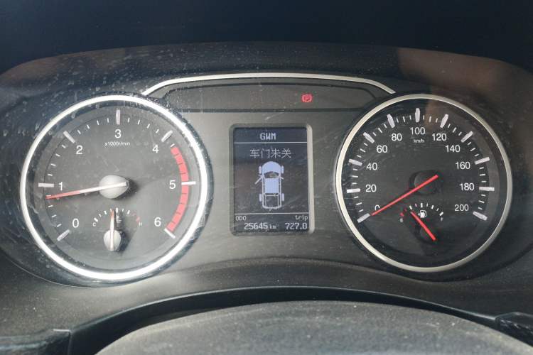 Used Great Wall Wingle 5 2020 2.0T Diesel Two-Wheel-Drive Elite Version Big Double Cab China VI Standard GW4D20M Instrument Cluster