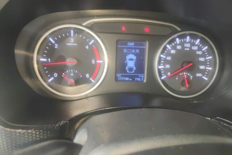 Used Great Wall Wingle 5 2020 2.0T Diesel Two-Wheel-Drive Elite Version Big Double Cab China VI Standard GW4D20M Odometer Close Up