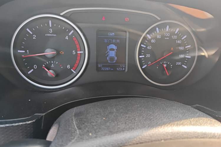 Used Great Wall Wingle 5 2020 2.0T Diesel 4x4 Elite Version Big Double Cab China VI Emission Standard GW4D20M Odometer Close Up