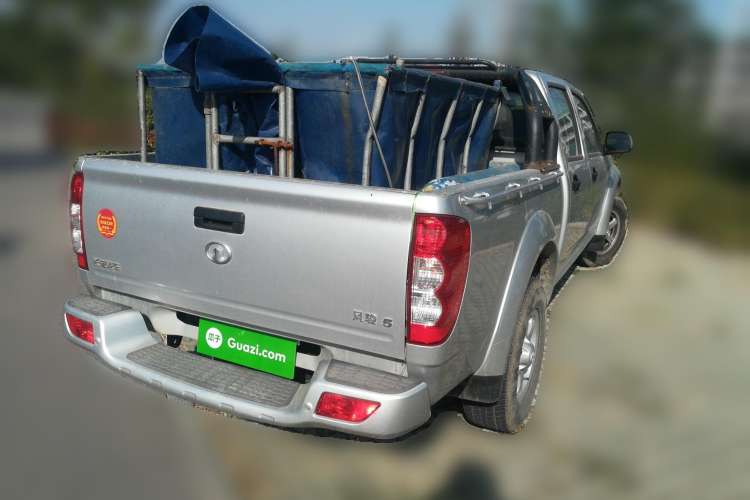Used Great Wall Wingle 5 2020 2.0T Diesel Two-Wheel-Drive Elite Version Big Double Cab China VI Standard GW4D20M Rear Right 45 Deg