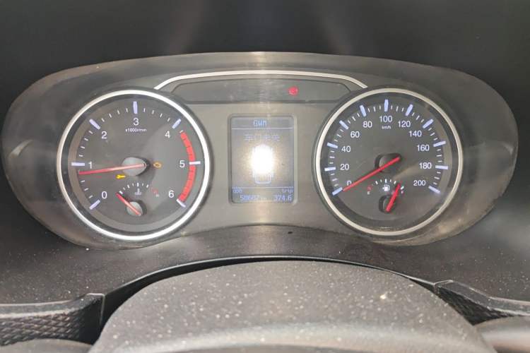 Used Great Wall Wingle 5 2020 2.0T Diesel 4x4 Elite Version Big Double Cab China VI Emission Standard GW4D20M Instrument Cluster