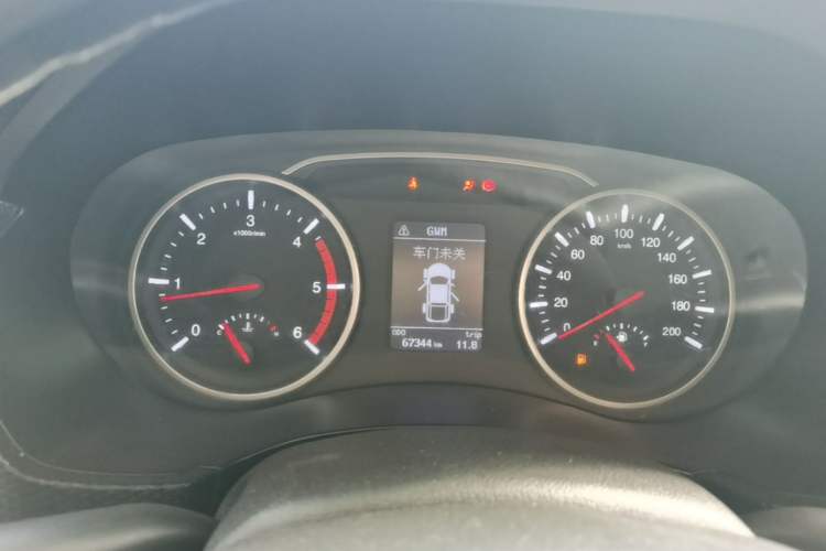Used Great Wall Wingle 5 2021 2.0T Diesel Two-Wheel Drive Elite Version Big Double Cab China VI Standard GW4D20M Instrument Cluster
