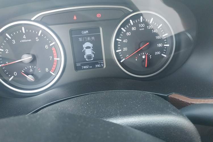 Used Great Wall Wingle 5 2021 2.4L Gasoline Two-Wheel-Drive Elite Version Small Double Cab China VI Emission Standard 4K22D4M Odometer Close Up