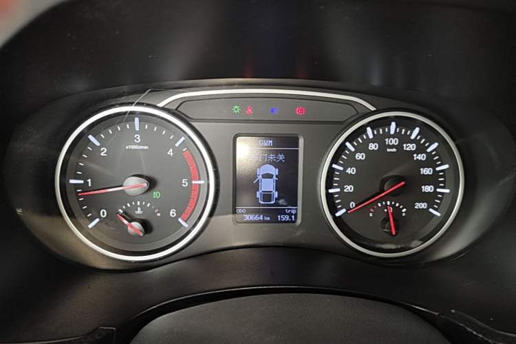 Used Great Wall Wingle 5 2021 2.0T Diesel Two-Wheel Drive Elite Version Big Double Cab China VI Standard GW4D20M Instrument Cluster