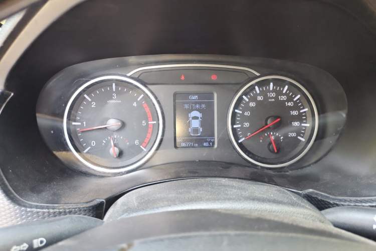 Used Great Wall Wingle 5 2021 2.0T Diesel 4x4 Elite Version Big Double Cab China VI Standard GW4D20M Instrument Cluster