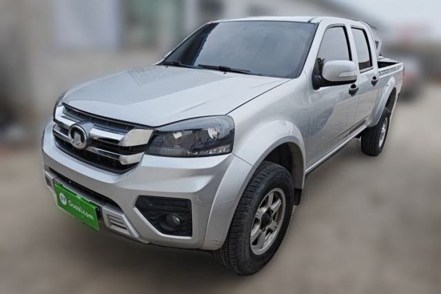 Used Great Wall Wingle 5 2021 2.0T Diesel Two-Wheel Drive Elite Version with Flat Bed Cargo Box China VI Emission Standard GW4D20M