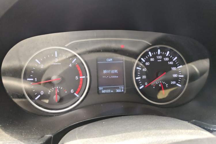 Used Great Wall Wingle 5 2021 2.0T Diesel Two-Wheel Drive Elite Version with Long Cargo Bed China VI Emission Standard GW4D20M Instrument Cluster