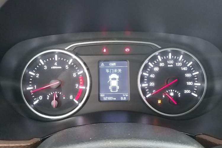 Used Great Wall Wingle 5 2021 2.4L Gasoline 4x4 Elite Version Big Double Cab China VI Emission Standard 4K22D4M Instrument Cluster