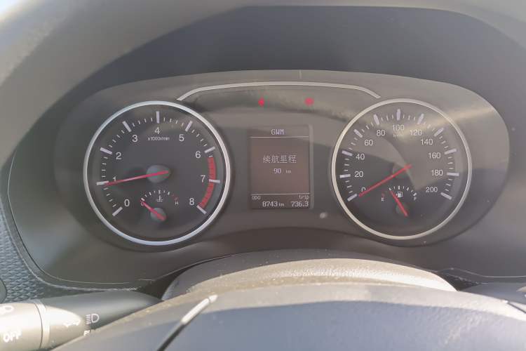 Used Great Wall Wingle 5 2021 1.5T Two-Wheel Drive "Dry Meal" Value Edition with an Extra-Long 1820mm Cargo Bed Equipped with GW4G15K Engine Instrument Cluster