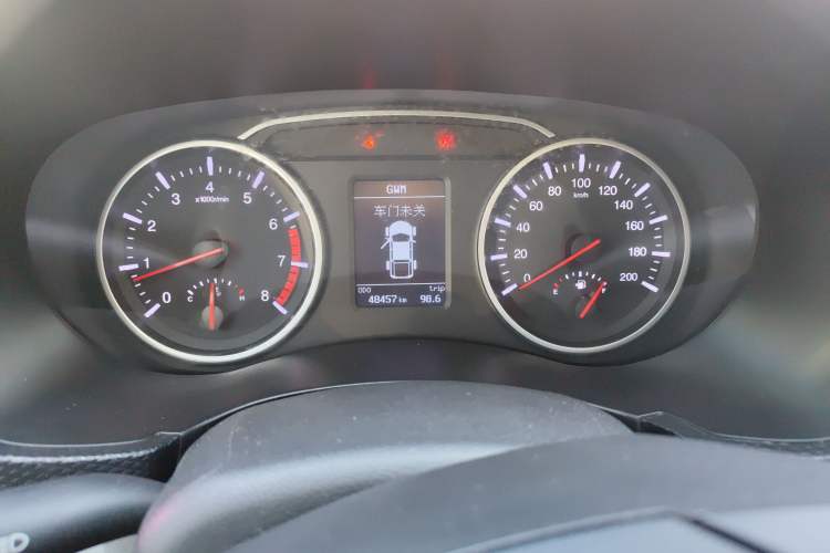Used Great Wall Wingle 5 2021 2.4L Gasoline Two-Wheel-Drive Progressive Version Big Double Cab China VI Emission Standard 4K22D4M Instrument Cluster