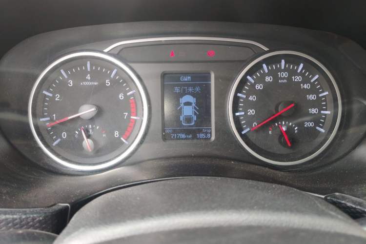 Used Great Wall Wingle 5 2021 2.4L Gasoline Two-Wheel-Drive Progressive Version Big Double Cab China VI Emission Standard 4K22D4M Instrument Cluster