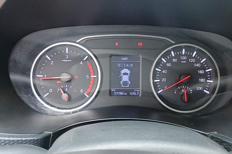 Used Great Wall Wingle 5 2021 2.0T Diesel Two-Wheel Drive Elite Version Big Double Cab China VI Standard GW4D20M Instrument Cluster