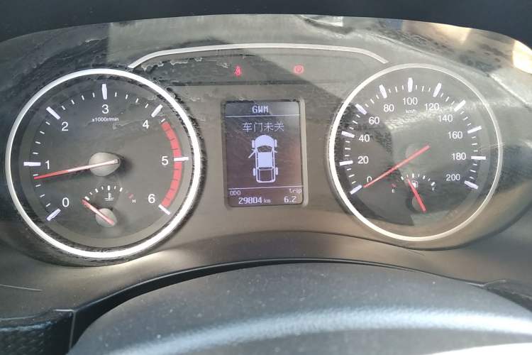 Used Great Wall Wingle 5 2021 2.0T Diesel Two-Wheel Drive Ultra-Value Big Double-Cab China VI GW4D20M Instrument Cluster