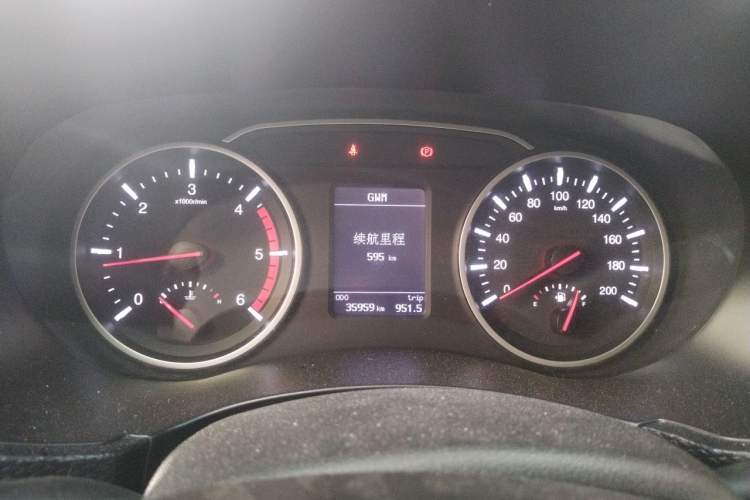 Used Great Wall Wingle 5 2021 2.0T Diesel Two-Wheel Drive Elite Version with Long Cargo Bed China VI Emission Standard GW4D20M Instrument Cluster
