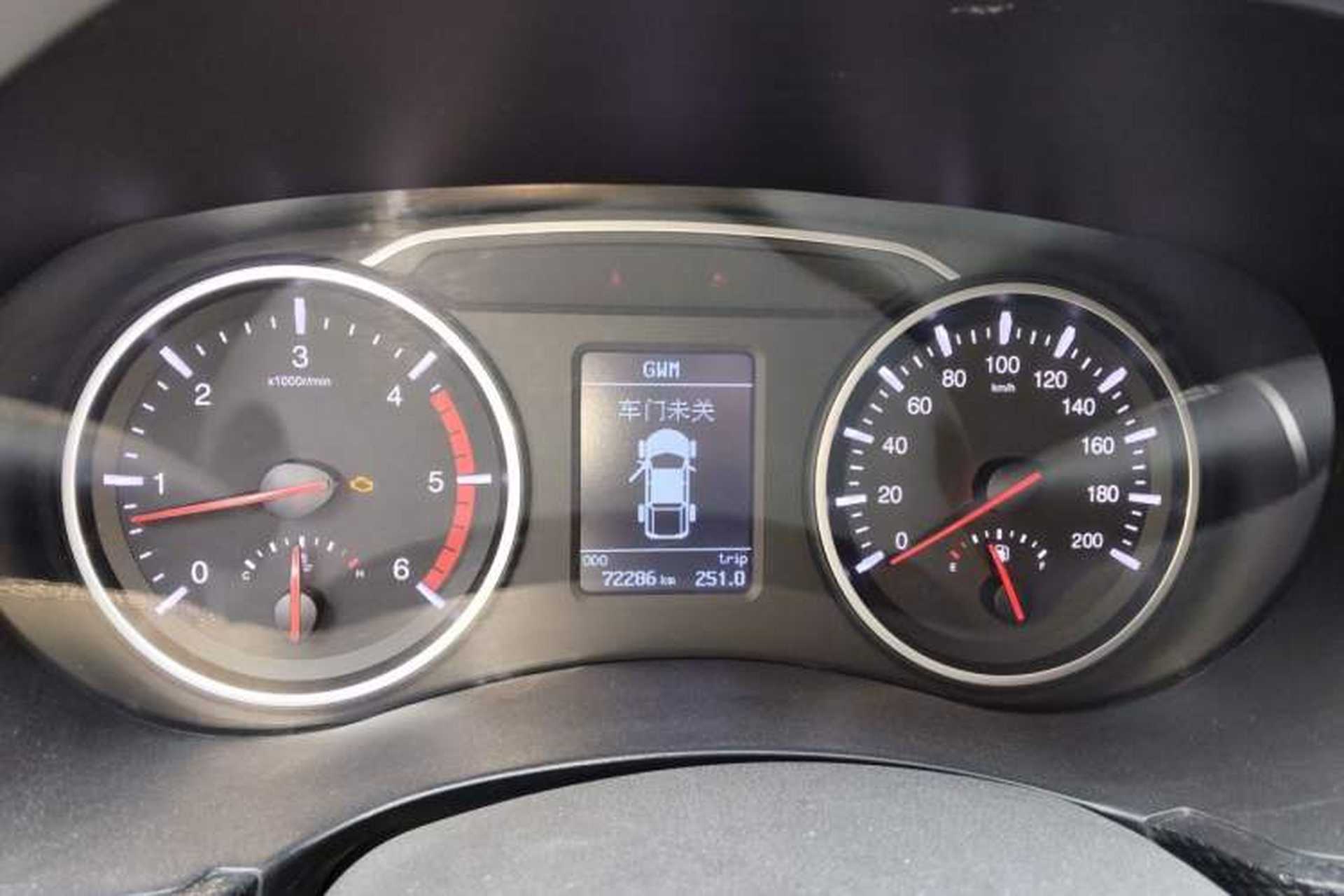 Used Great Wall Wingle 5 2021 2.0T Diesel Two-Wheel Drive Elite Version Big Double Cab China VI Standard GW4D20M Instrument Cluster
