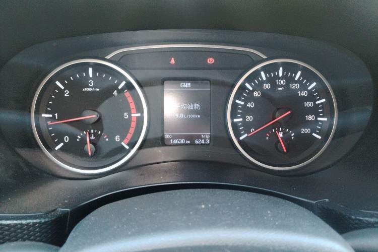 Used Great Wall Wingle 5 2021 2.0T Diesel Two-Wheel Drive Elite Version Big Double Cab China VI Standard GW4D20M Instrument Cluster