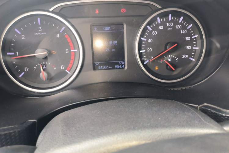 Used Great Wall Wingle 5 2021 2.0T Diesel Two-Wheel Drive Elite Version Big Double Cab China VI Standard GW4D20M Odometer Close Up