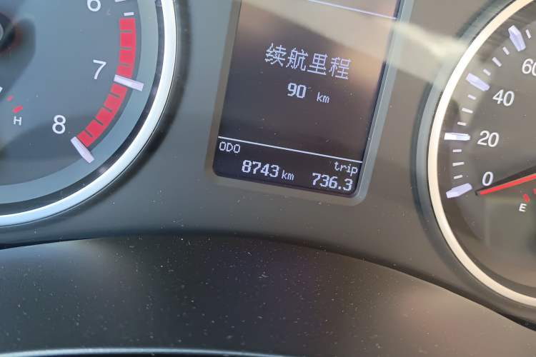 Used Great Wall Wingle 5 2021 1.5T Two-Wheel Drive "Dry Meal" Value Edition with an Extra-Long 1820mm Cargo Bed Equipped with GW4G15K Engine Odometer Close Up