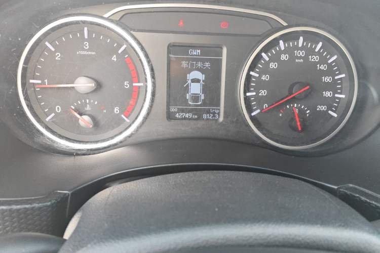 Used Great Wall Wingle 5 2021 2.0T Diesel Two-Wheel Drive Elite Version Big Double Cab China VI Standard GW4D20M Odometer Close Up