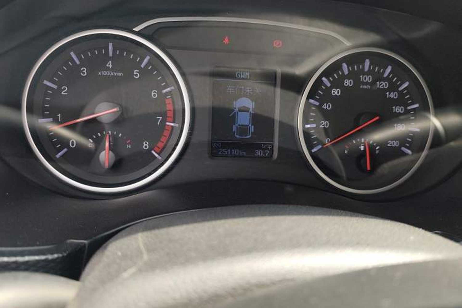 Used Great Wall Wingle 5 2021 2.4L Gasoline Two-Wheel-Drive Progressive Version Big Double Cab China VI Emission Standard 4K22D4M Odometer Close Up