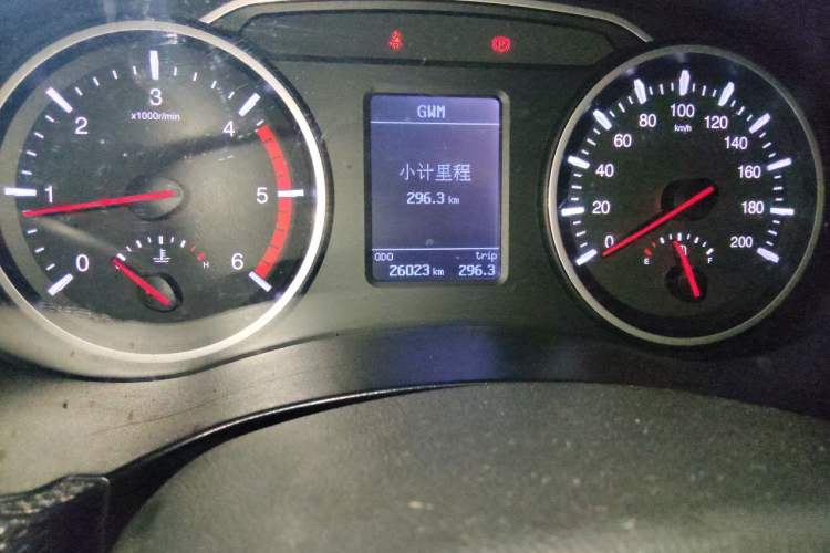 Used Great Wall Wingle 5 2021 2.0T Diesel Two-Wheel Drive Elite Version Big Double Cab China VI Standard GW4D20M Odometer Close Up