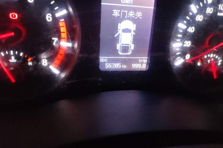 Used Great Wall Wingle 5 2021 2.4L Gasoline 4x4 Entry-Level Big Double-Cab China VI 4K22D4M Odometer Close Up