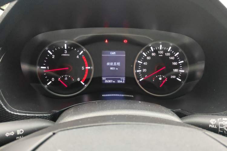 Used Great Wall Wingle 5 2021 2.0T Diesel Two-Wheel Drive Ultra-Value Big Double-Cab China VI GW4D20M Odometer Close Up