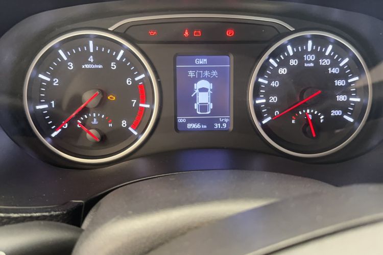 Used Great Wall Wingle 5 2021 2.4L Gasoline Two-Wheel-Drive Progressive Version Big Double Cab China VI Emission Standard 4K22D4M Odometer Close Up