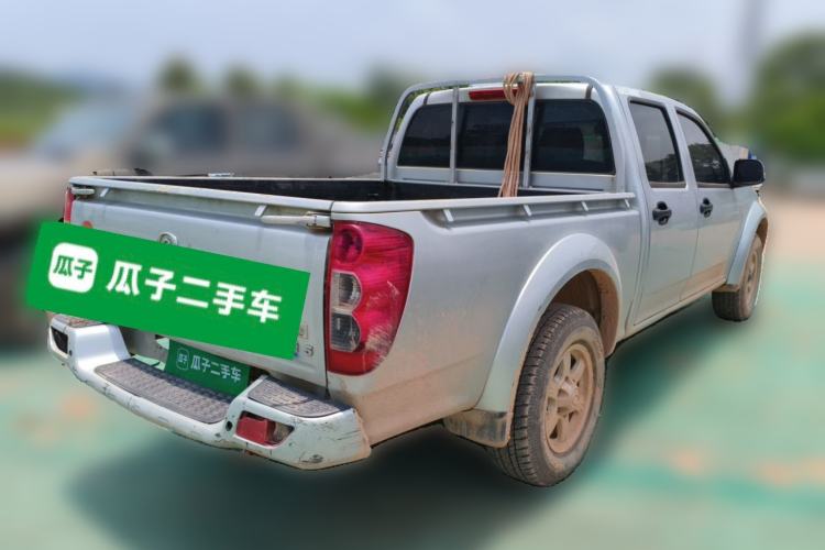 Used Great Wall Wingle 5 2021 2.0T Diesel Two-Wheel Drive Elite Version with Long Cargo Bed China VI Emission Standard GW4D20M Rear Right 45 Deg