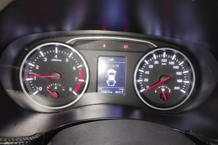 Used Great Wall Wingle 5 2021 1.5T Two-Wheel Drive "Dry Meal" Value Edition with an Extra-Long 1820mm Cargo Bed Equipped with GW4G15K Engine Instrument Cluster