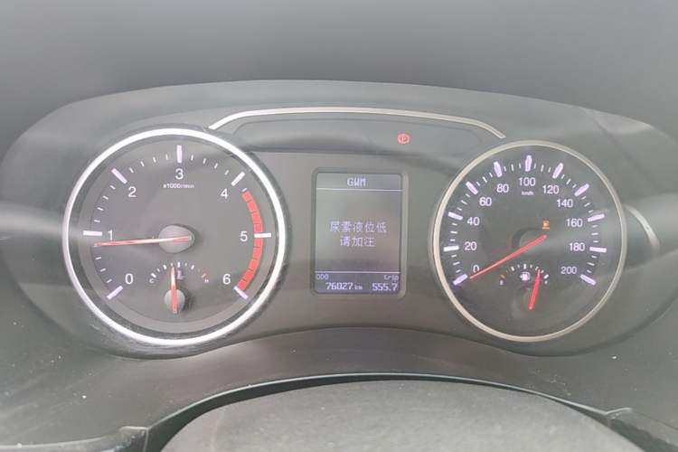 Used Great Wall Wingle 5 2021 2.0T Diesel Two-Wheel Drive Elite Version Big Double Cab China VI Standard GW4D20M Instrument Cluster