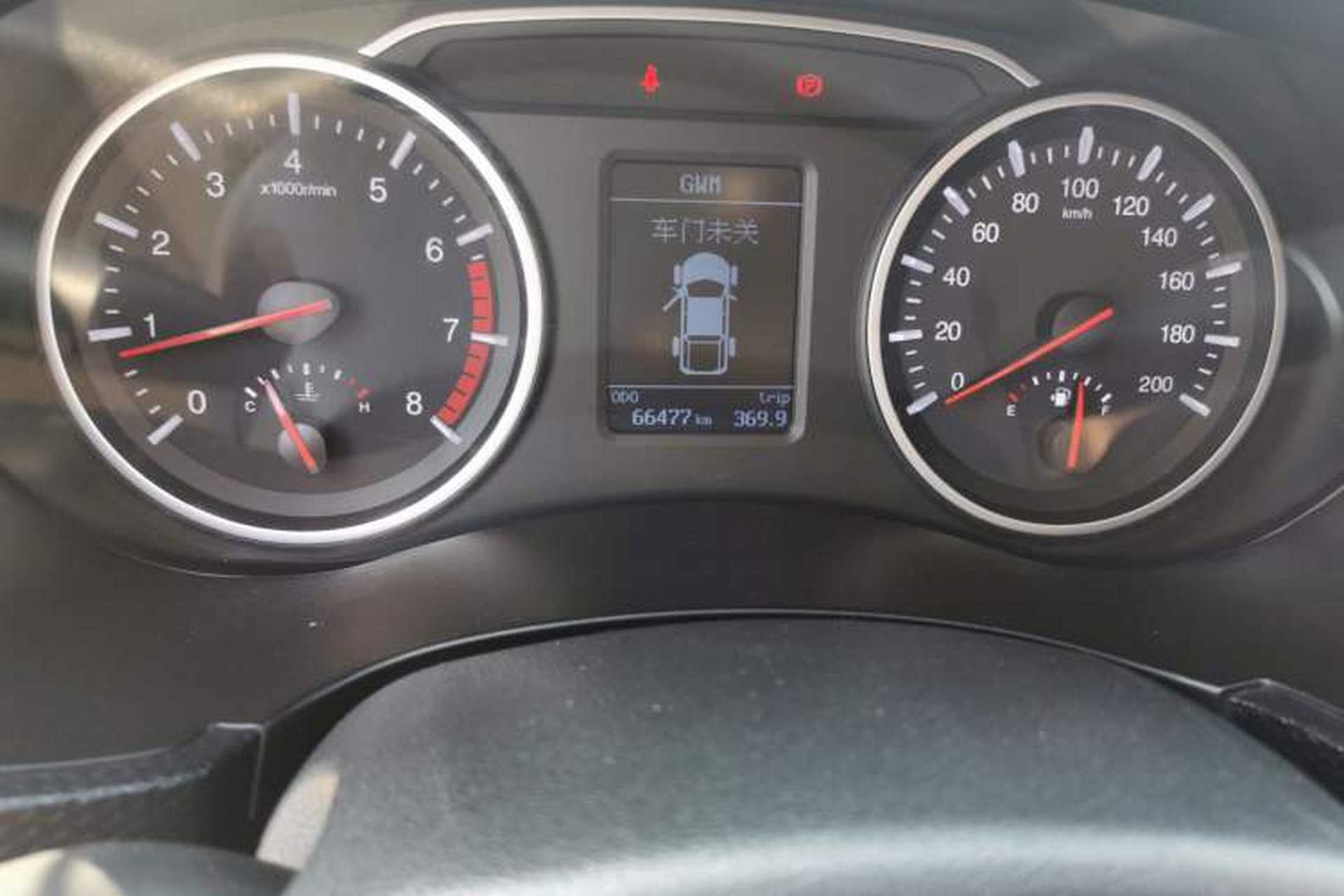 Used Great Wall Wingle 5 2021 2.4L Gasoline Two-Wheel-Drive Progressive Version Big Double Cab China VI Emission Standard 4K22D4M Odometer Close Up