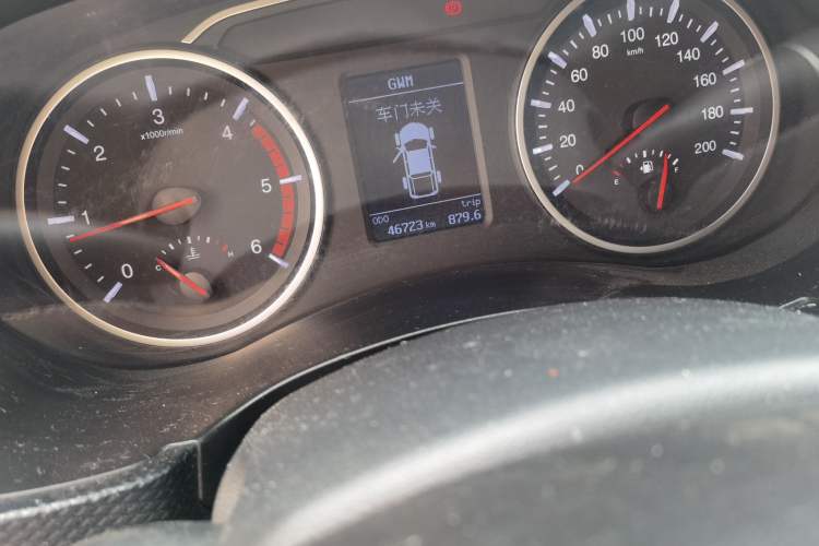 Used Great Wall Wingle 5 2021 2.0T Diesel 4x4 Ultra-Value Big Double-Cab China VI GW4D20M Odometer Close Up