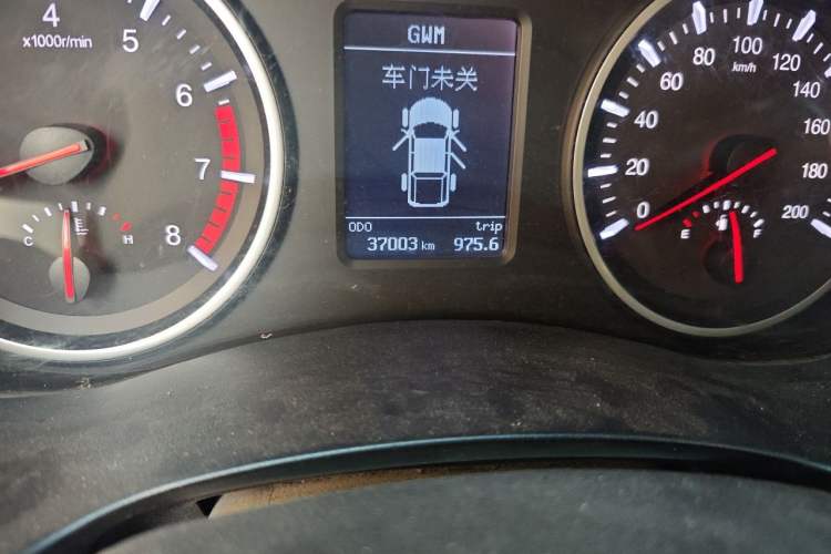 Used Great Wall Wingle 5 2021 2.4L Gasoline Two-Wheel-Drive Progressive Version Big Double Cab China VI Emission Standard 4K22D4M Odometer Close Up