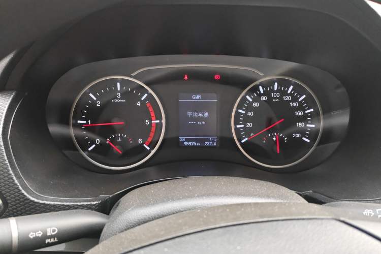 Used Great Wall Wingle 5 2021 2.0T Diesel Two-Wheel Drive Elite Version Big Double Cab China VI Standard GW4D20M Odometer Close Up