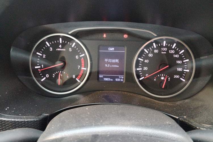 Used Great Wall Wingle 5 2023 "Ganfan" Version 1.5T Gasoline Two-Wheel-Drive Advanced Trim with Long Cargo Bed Instrument Cluster