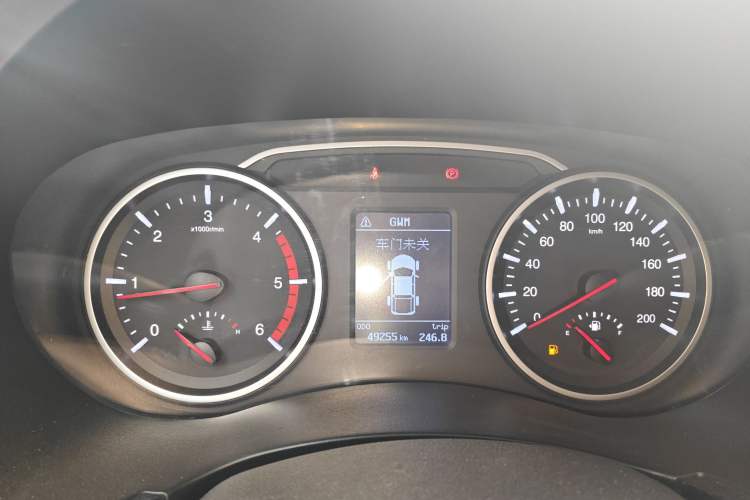 Used Great Wall Wingle 5 2023 2.0T Diesel Two-Wheel Drive Advanced Big Double Instrument Cluster