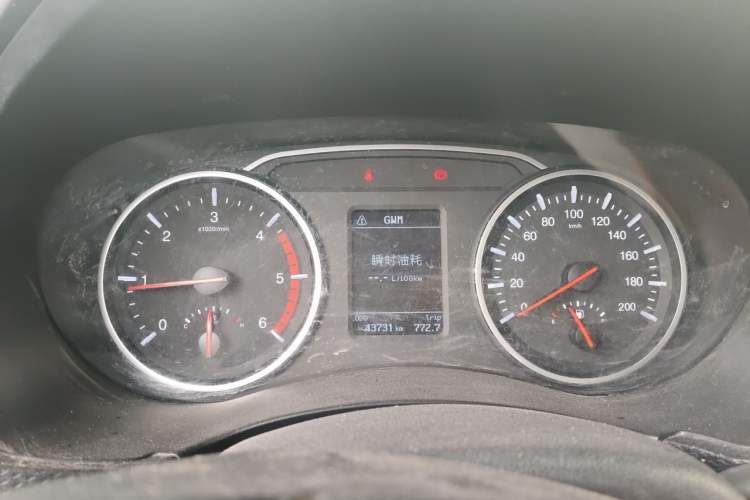 Used Great Wall Wingle 5 2023 2.0T Diesel 4x4 Entry-Level Long Cargo Bed Instrument Cluster