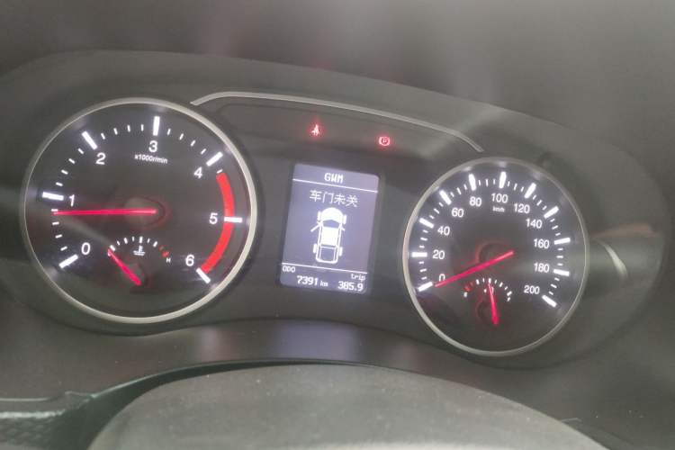 Used Great Wall Wingle 5 2023 2.0T Diesel Two-Wheel Drive Advanced Big Double Instrument Cluster