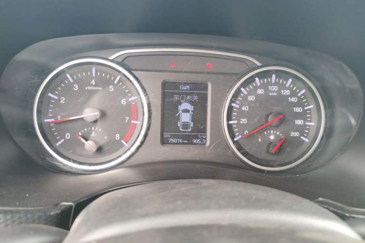 Used Great Wall Wingle 5 2023 2.4L Gasoline 4x4 Entry-Level Big Double Instrument Cluster