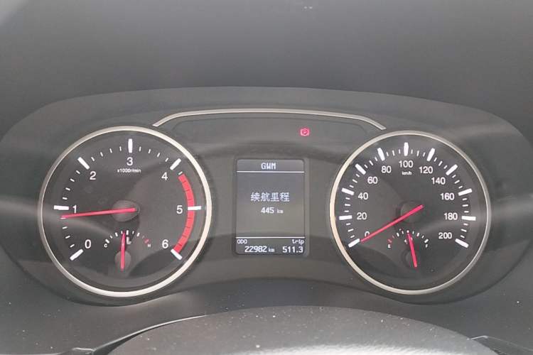 Used Great Wall Wingle 5 2023 2.0T Diesel Two-Wheel Drive Advanced Big Double Instrument Cluster