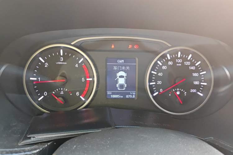 Used Great Wall Wingle 5 2023 2.0T Diesel Two-Wheel Drive Advanced Big Double Instrument Cluster