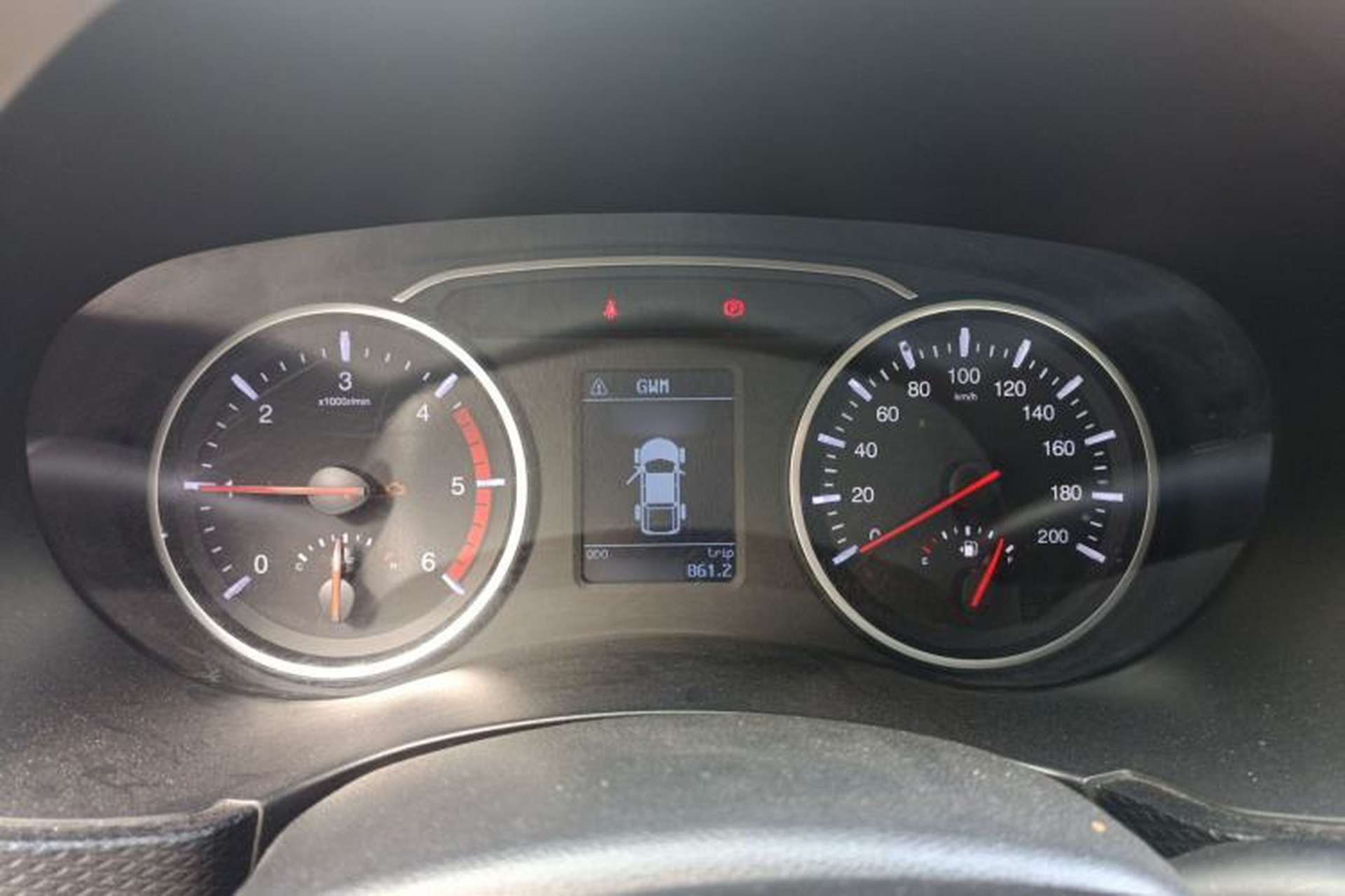 Used Great Wall Wingle 5 2023 2.0T Diesel Two-Wheel Drive Advanced Big Double Instrument Cluster