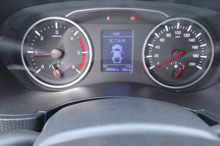 Used Great Wall Wingle 5 2023 2.0T Diesel 4x4 Advanced Big Double Odometer Close Up