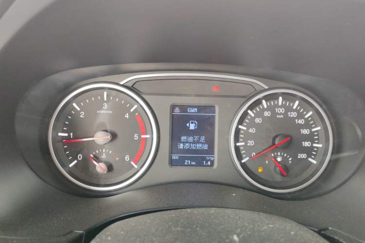 Used Great Wall Wingle 5 2023 2.0T Diesel Two-Wheel Drive Elite Plus Odometer Close Up