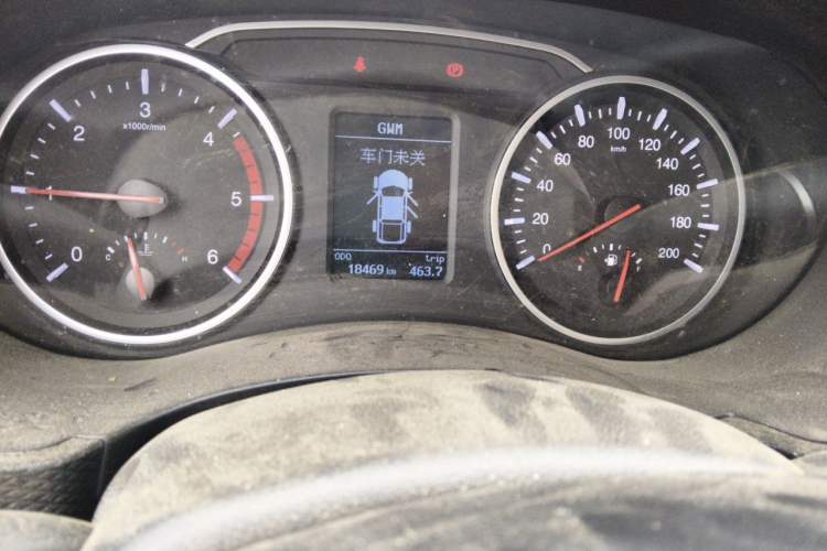 Used Great Wall Wingle 5 2023 2.0T Diesel Two-Wheel Drive Advanced Big Double Odometer Close Up